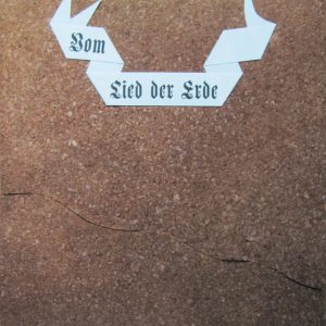 Heidrun Wettengl: Vom Lied der Erde, Künstlerbuch (Deckel), Mixed Material, 35x25 cm, 2013. Alle Rechte vorbehalten.