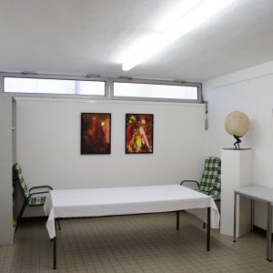 Heidrun Wettengl: Ausstellung Vielerlei (Foyer), 2017; Alle Rechte vorbehalten.